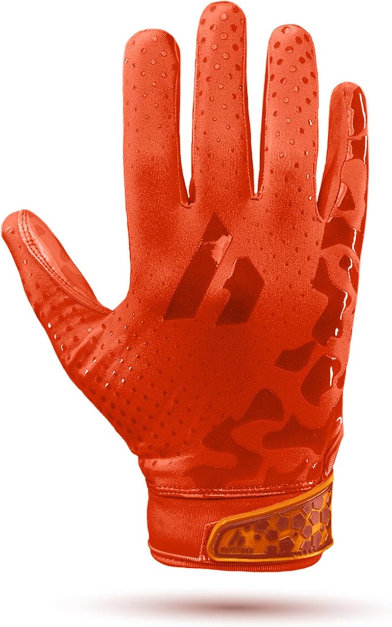 Repsters RPG1 Football Gloves - Men’s Elite Trendy Wide Receiver Gloves – Extra Sticky Grip Football Gloves for Game Day, Training, High School and College - Adult and Youth Sizes - Image 1